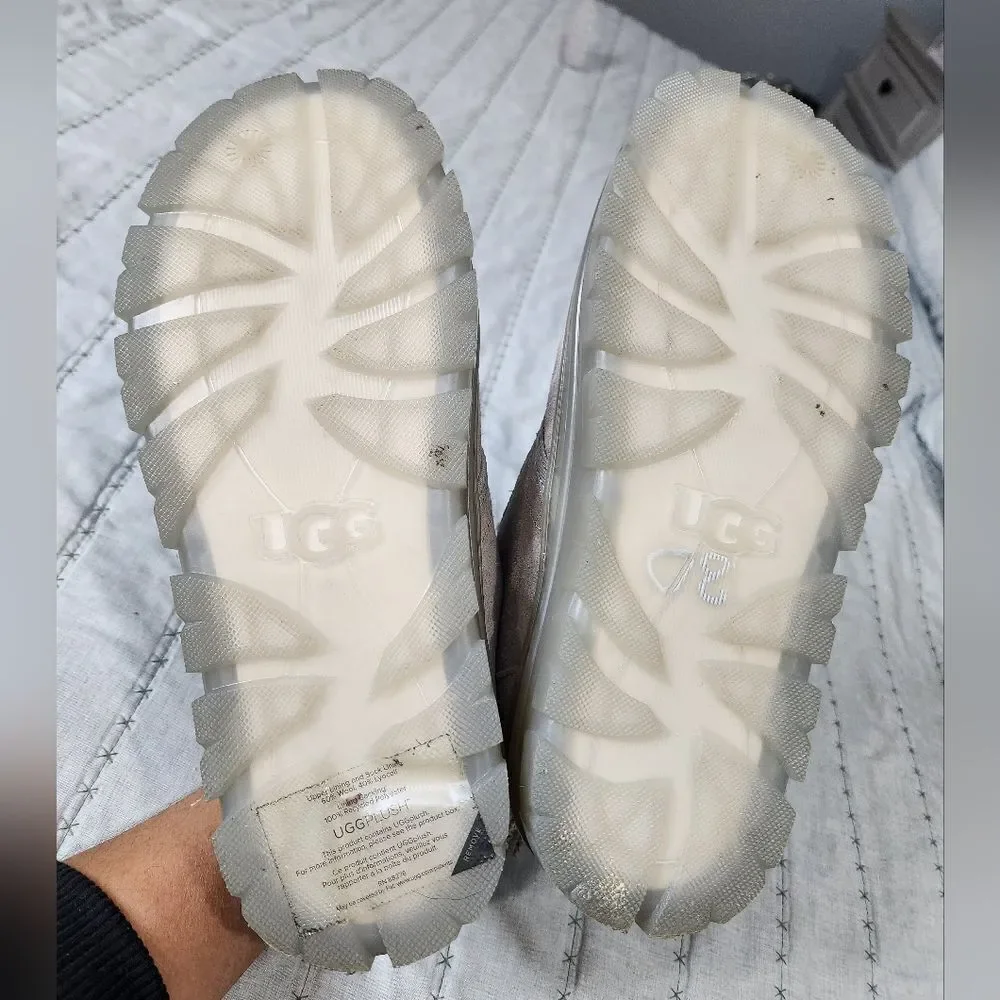 Ugg Grey Neumel clear sole boots